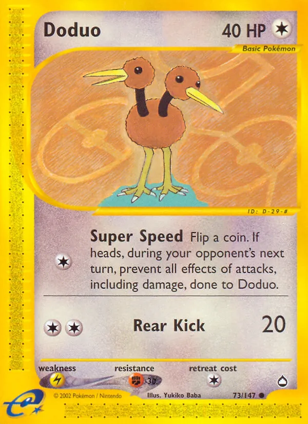Doduo, normal (ecard2-73)