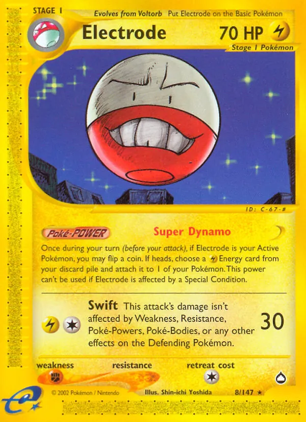 Electrode, normal (ecard2-8)