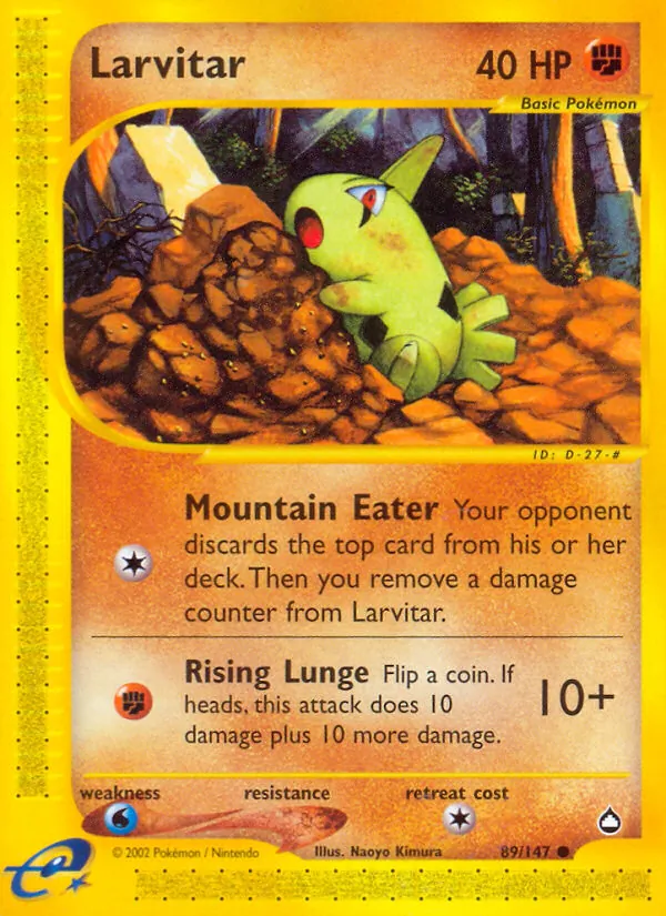 Larvitar, normal (ecard2-89)