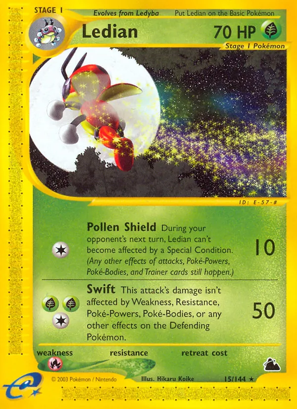 Ledian, normal (ecard3-15)