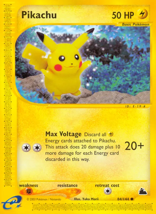 Pikachu, normal (ecard3-84)