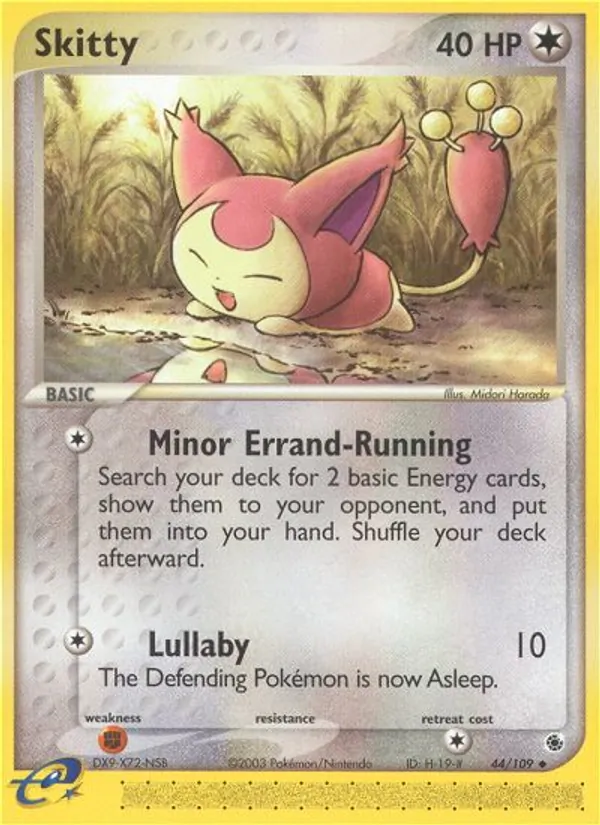 Skitty, reverse holofoil (ex1-44_rh)