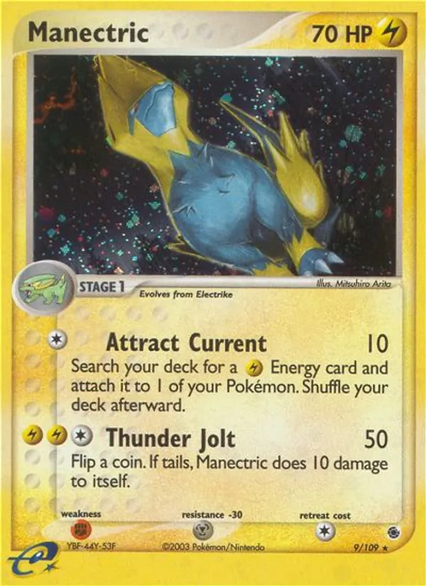 Manectric, holofoil (ex1-9_h)