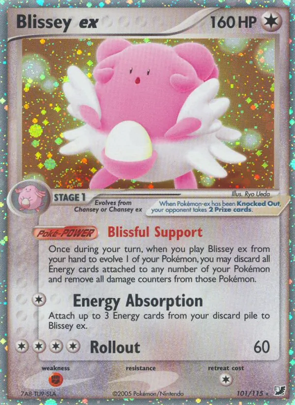 Blissey ex, holofoil (ex10-101_h)