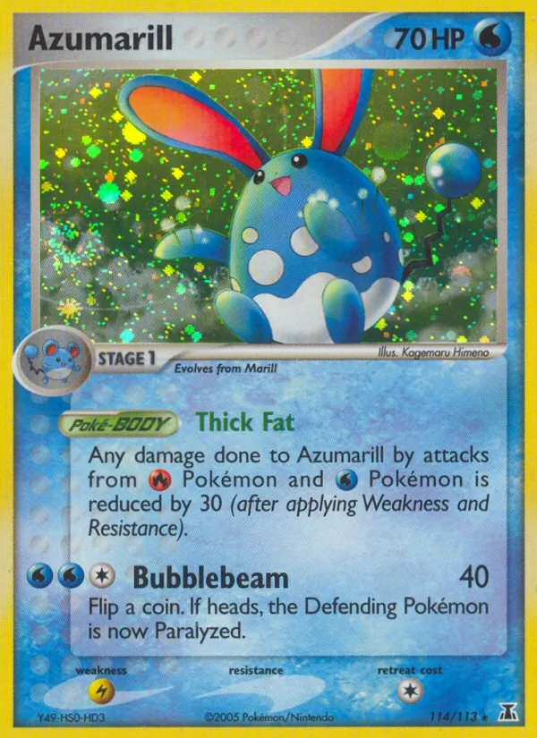 Azumarill, holofoil (ex11-114_h)