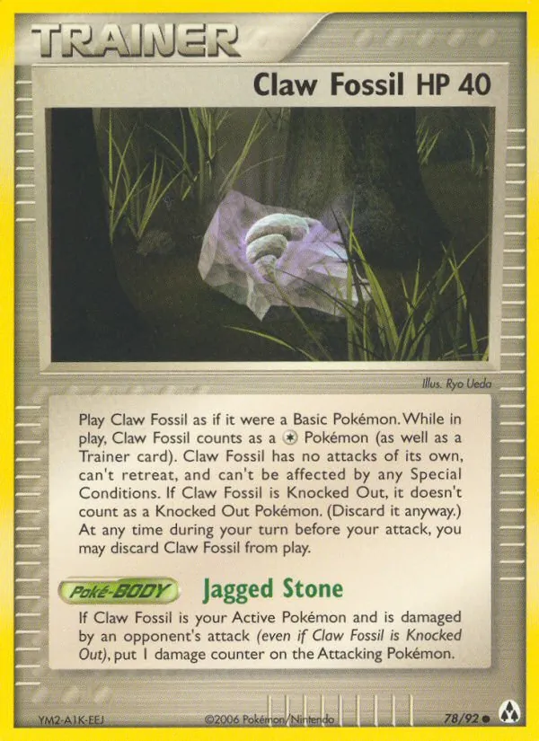 Claw Fossil, normal (ex12-78)