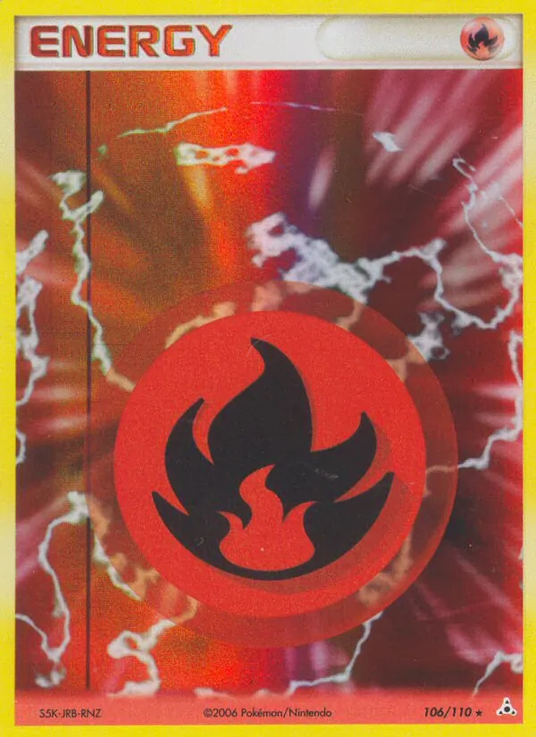 Fire Energy, holofoil (ex13-106_h)