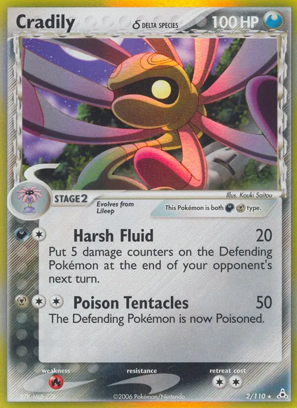 Cradily δ, holofoil (ex13-2_h)