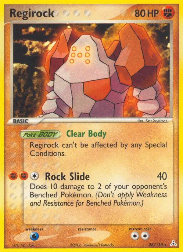 Regirock, normal (ex13-28)