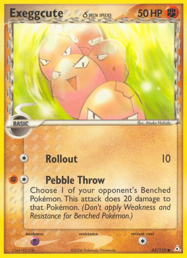 Exeggcute δ, normal (ex13-65)