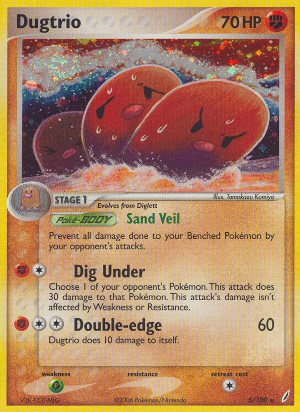 Dugtrio, normal (ex14-5)
