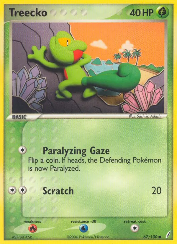 Treecko, normal (ex14-67)