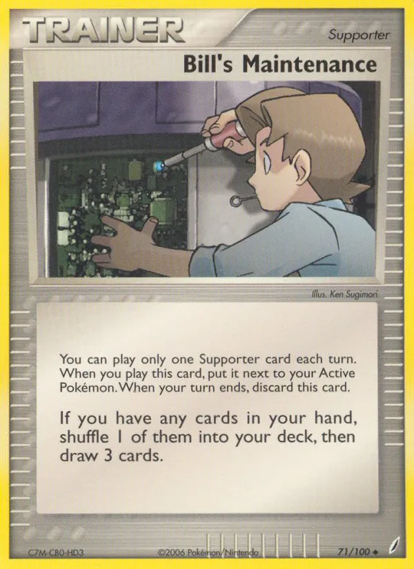 Bill's Maintenance, normal (ex14-71)