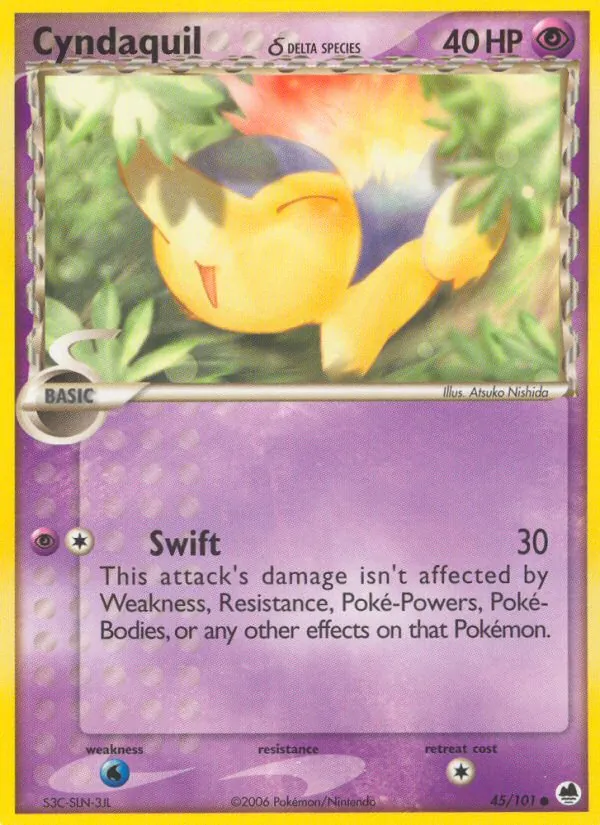 Cyndaquil δ, normal (ex15-45)