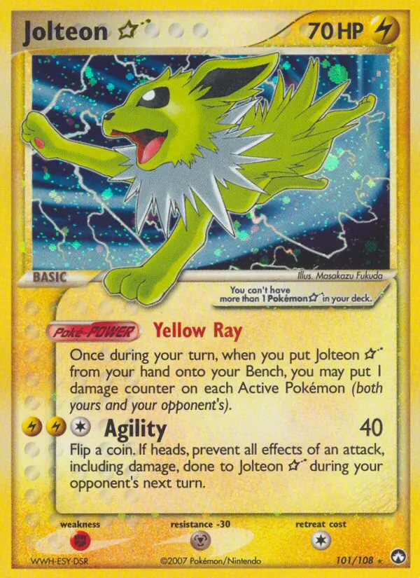 Jolteon ☆, normal (ex16-101)