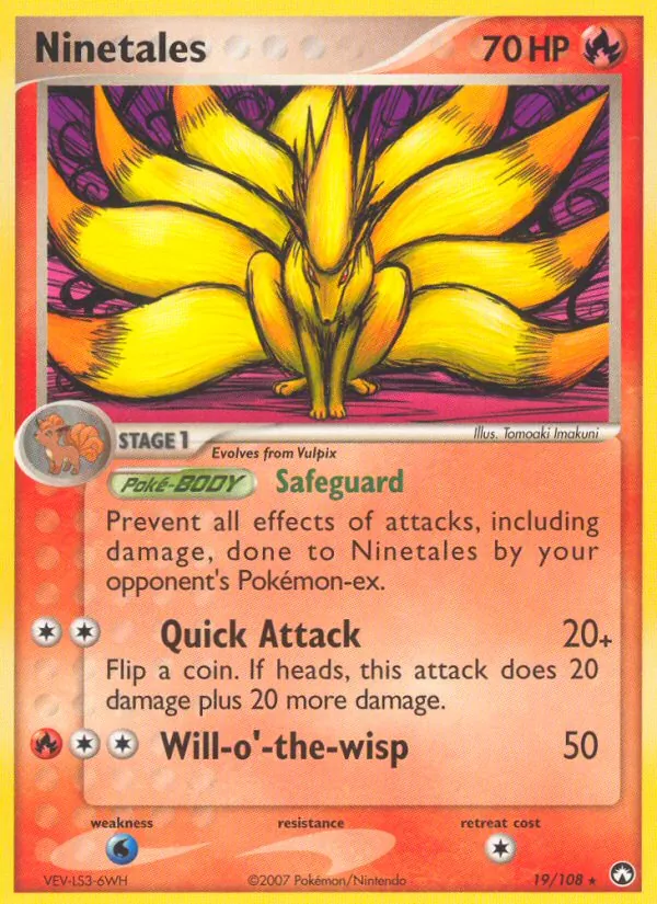 Ninetales, normal (ex16-19)