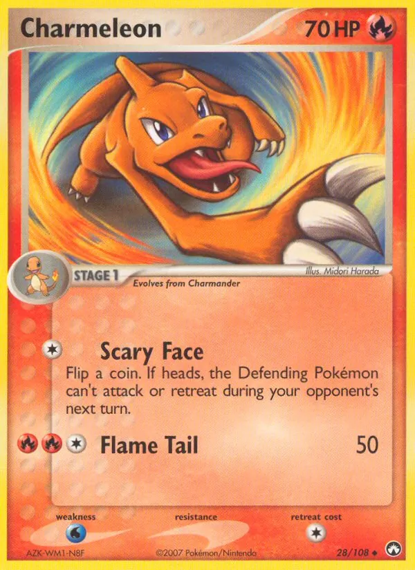 Charmeleon, normal (ex16-28)