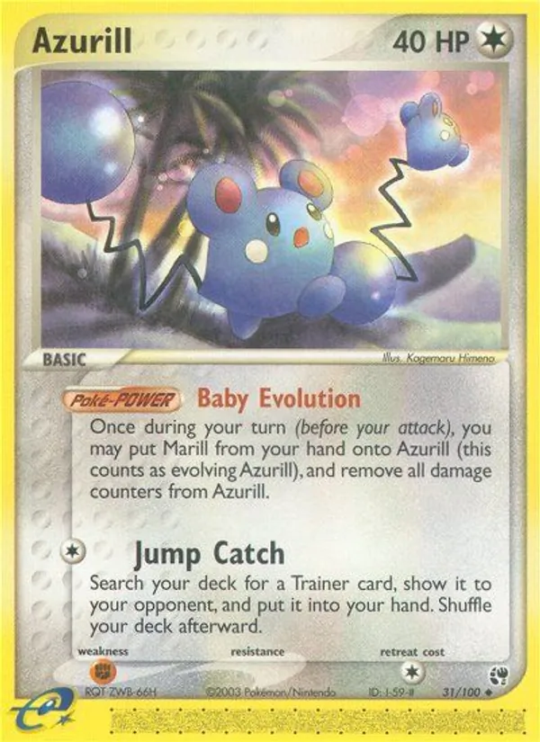 Azurill, normal (ex2-31)