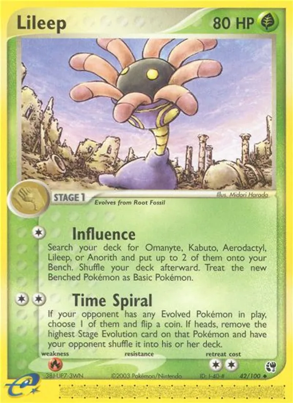 Lileep, normal (ex2-42)