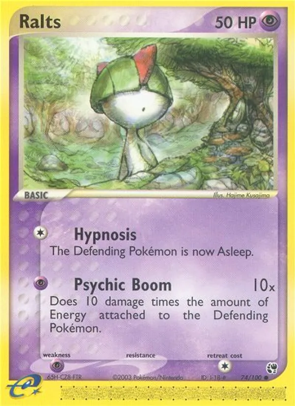 Ralts, normal (ex2-74)