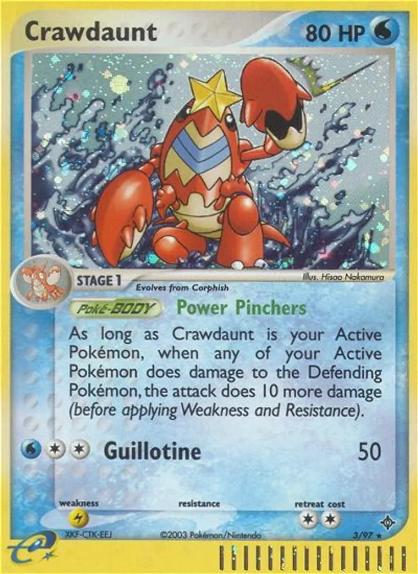Crawdaunt, holofoil (ex3-3_h)