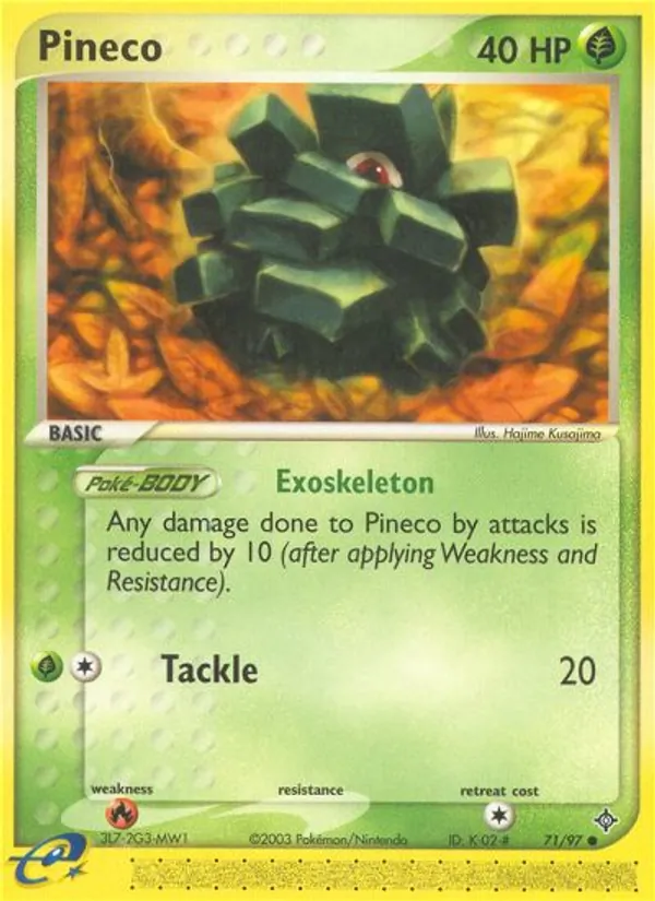 Pineco, normal (ex3-71)