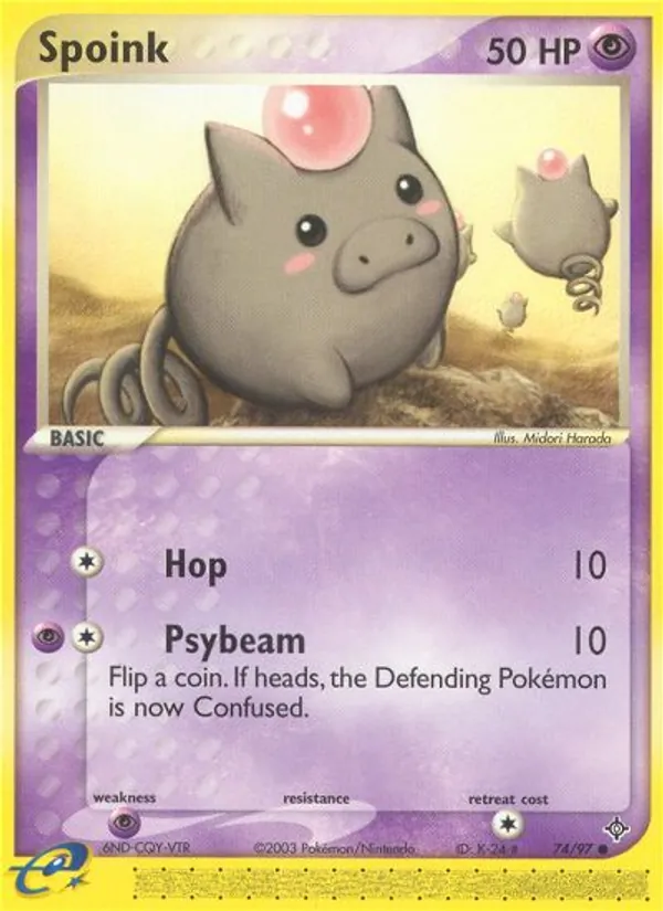 Spoink, normal (ex3-74)