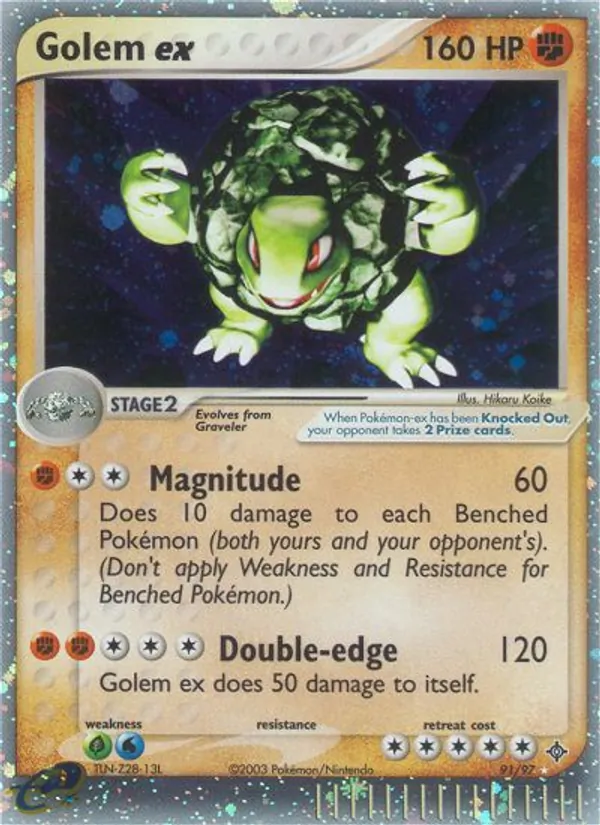 Golem ex, holofoil (ex3-91_h)