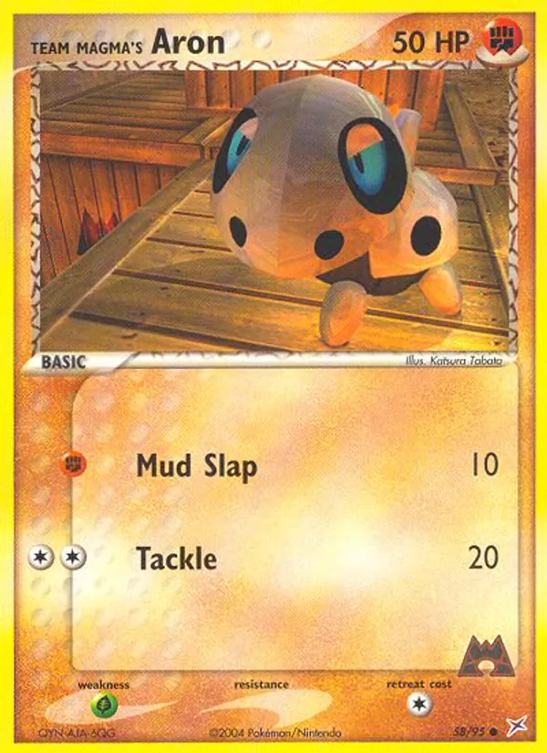 Team Magma's Aron, normal (ex4-58)