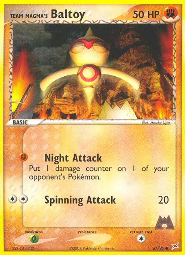 Team Magma's Baltoy, normal (ex4-61)