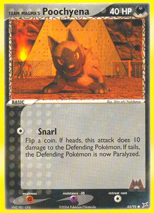 Team Magma's Poochyena, normal (ex4-65)