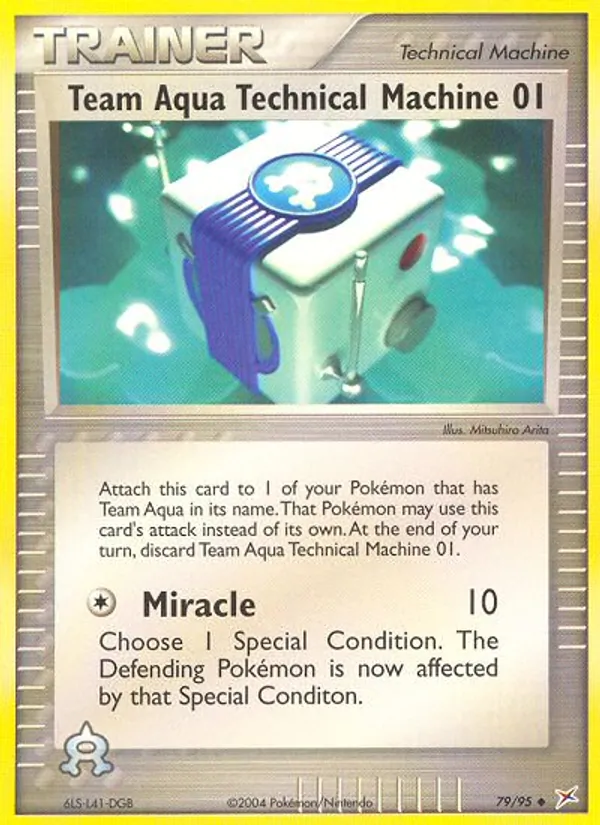 Team Aqua Technical Machine 01, normal (ex4-79)