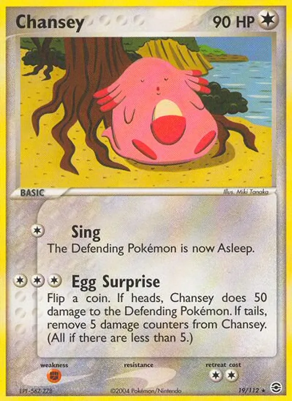 Chansey, normal (ex6-19)