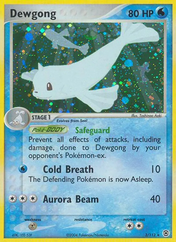 Dewgong, holofoil (ex6-3_h)