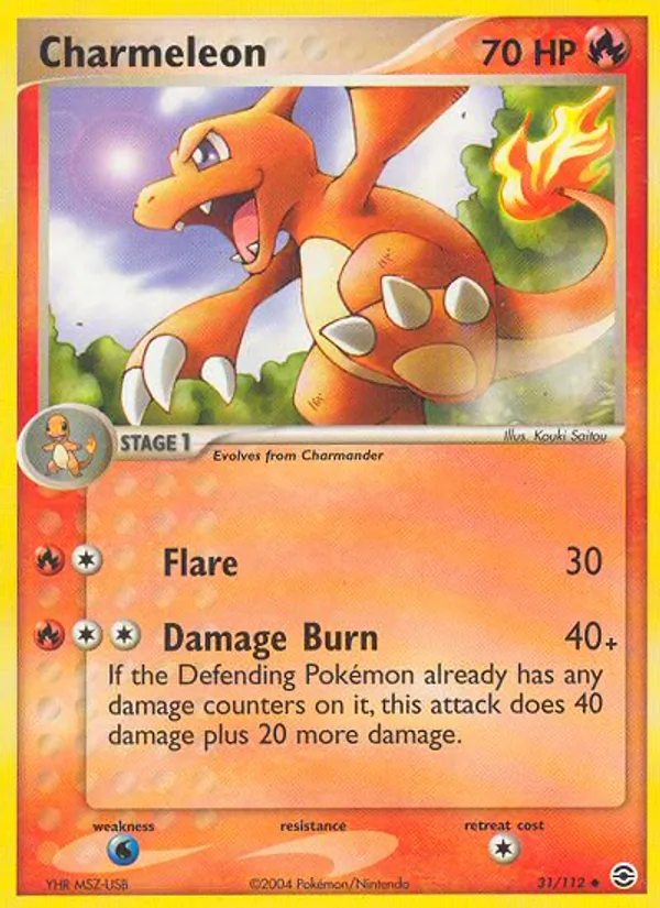 Charmeleon, normal (ex6-31)