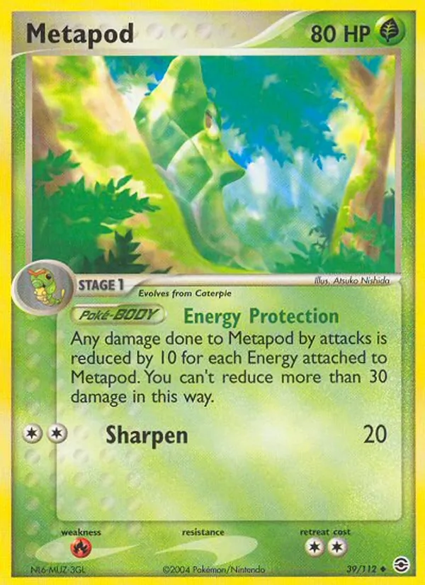 Metapod, normal (ex6-39)
