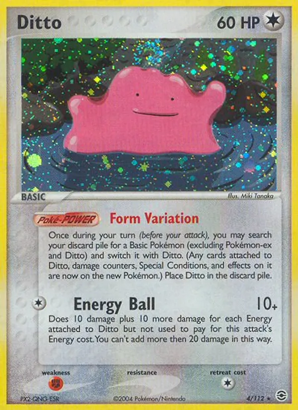 Ditto, holofoil (ex6-4_h)