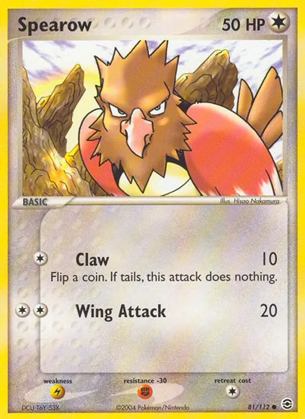 Spearow, normal (ex6-81)