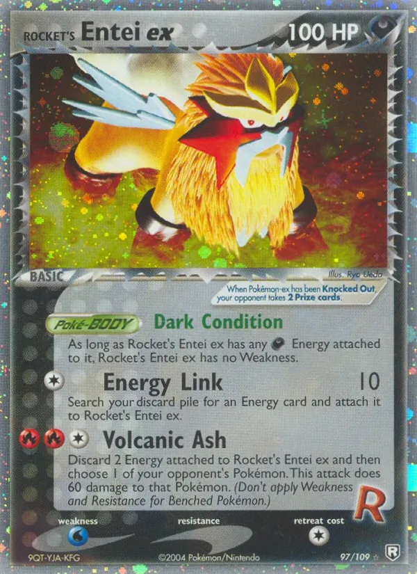 Rocket's Entei ex, holofoil (ex7-97_h)