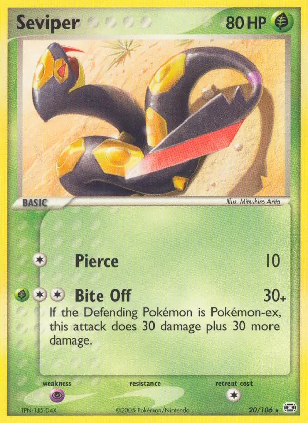 Seviper, normal (ex9-20)