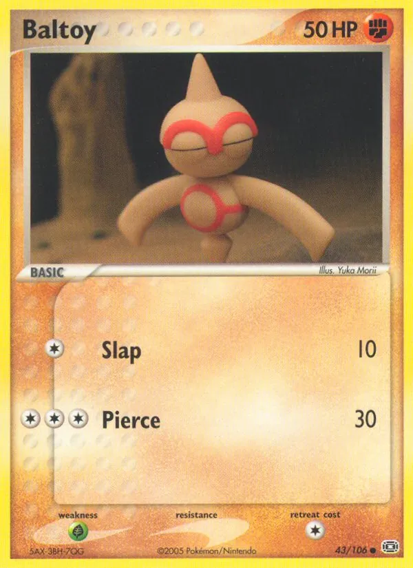 Baltoy, reverse holofoil (ex9-43_rh)