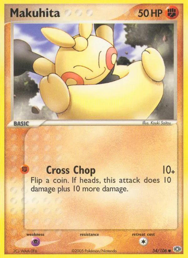 Makuhita, reverse holofoil (ex9-54_rh)