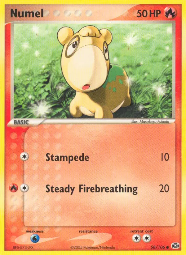 Numel, reverse holofoil (ex9-58_rh)