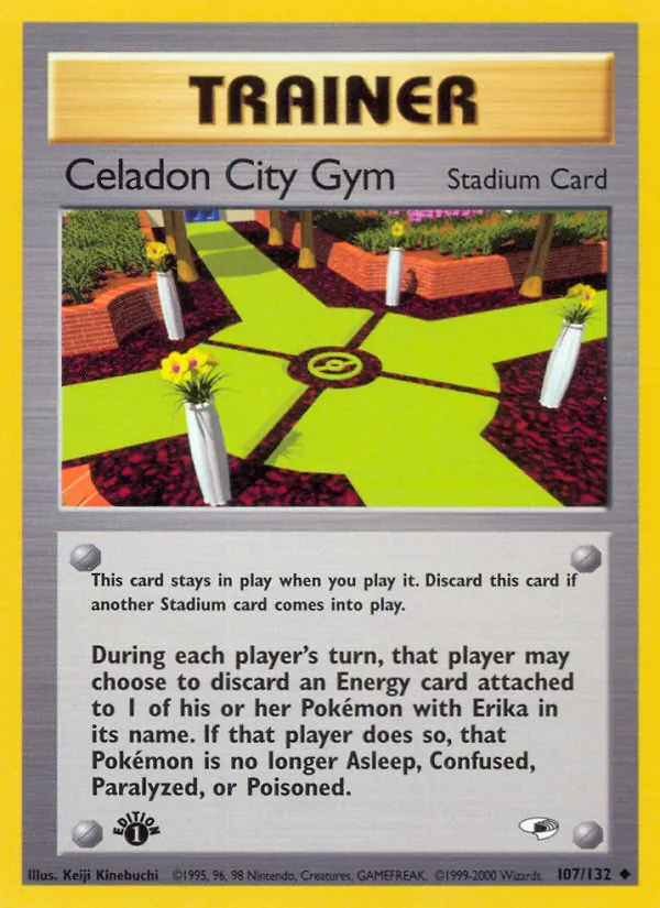 Celadon City Gym, first edition (gym1-107_1e)