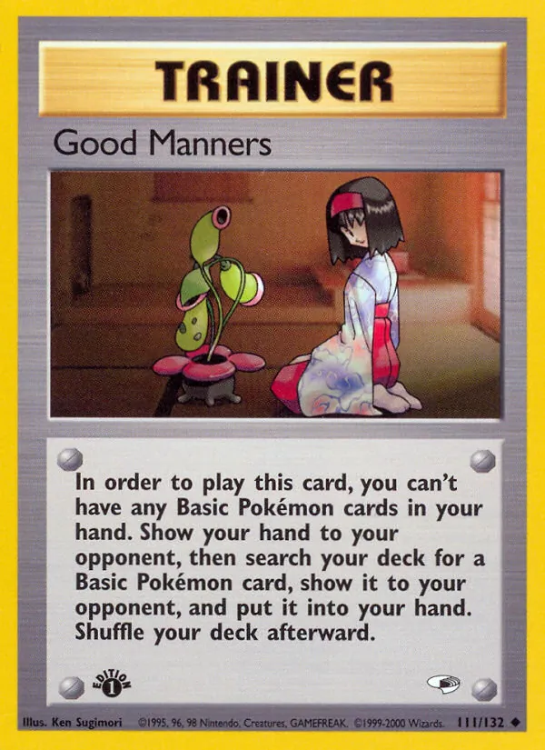Good Manners, first edition (gym1-111_1e)