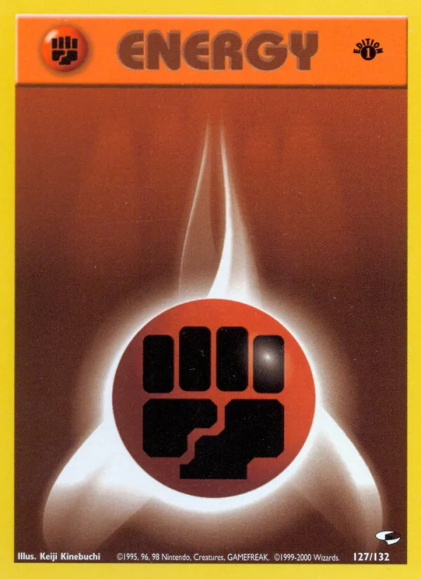 Fighting Energy, first edition (gym1-127_1e)