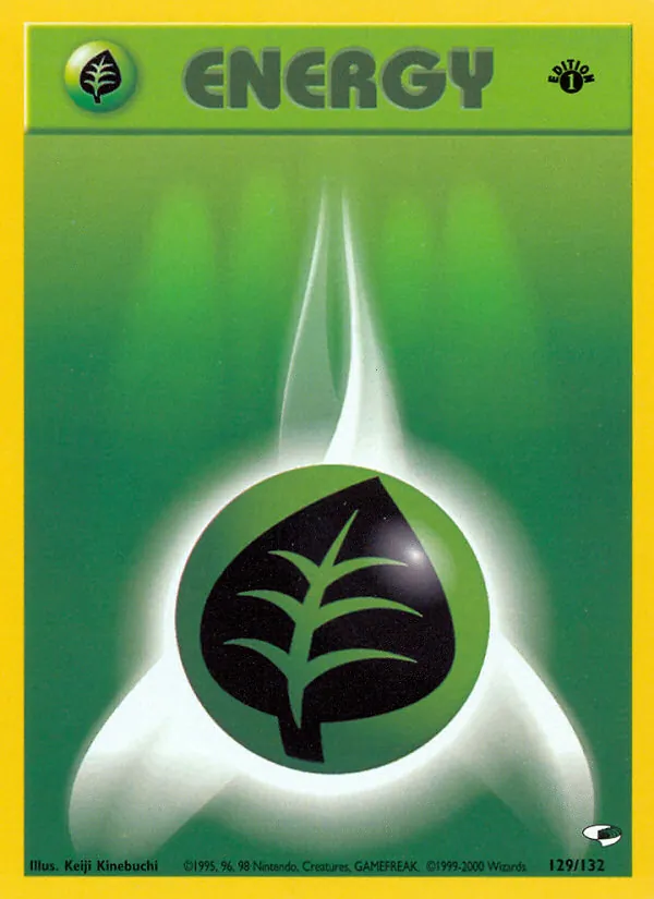 Grass Energy, first edition (gym1-129_1e)