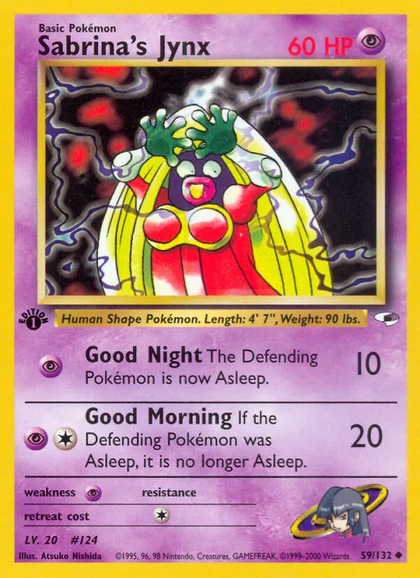 Sabrina's Jynx, first edition (gym1-59_1e)