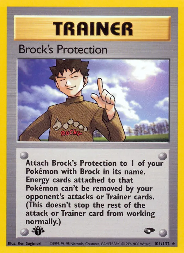 Brock's Protection, first edition (gym2-101_1e)