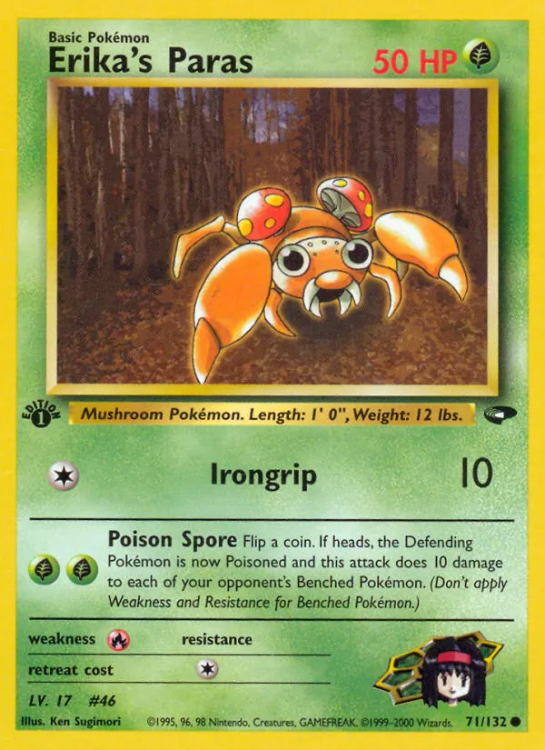 Erika's Paras, first edition (gym2-71_1e)